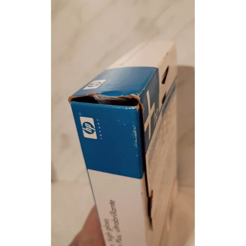 HP Premium Plus Photo Paper High Gloss 4x6 100 Sheets Q5431A Inkjet 11.5 mil